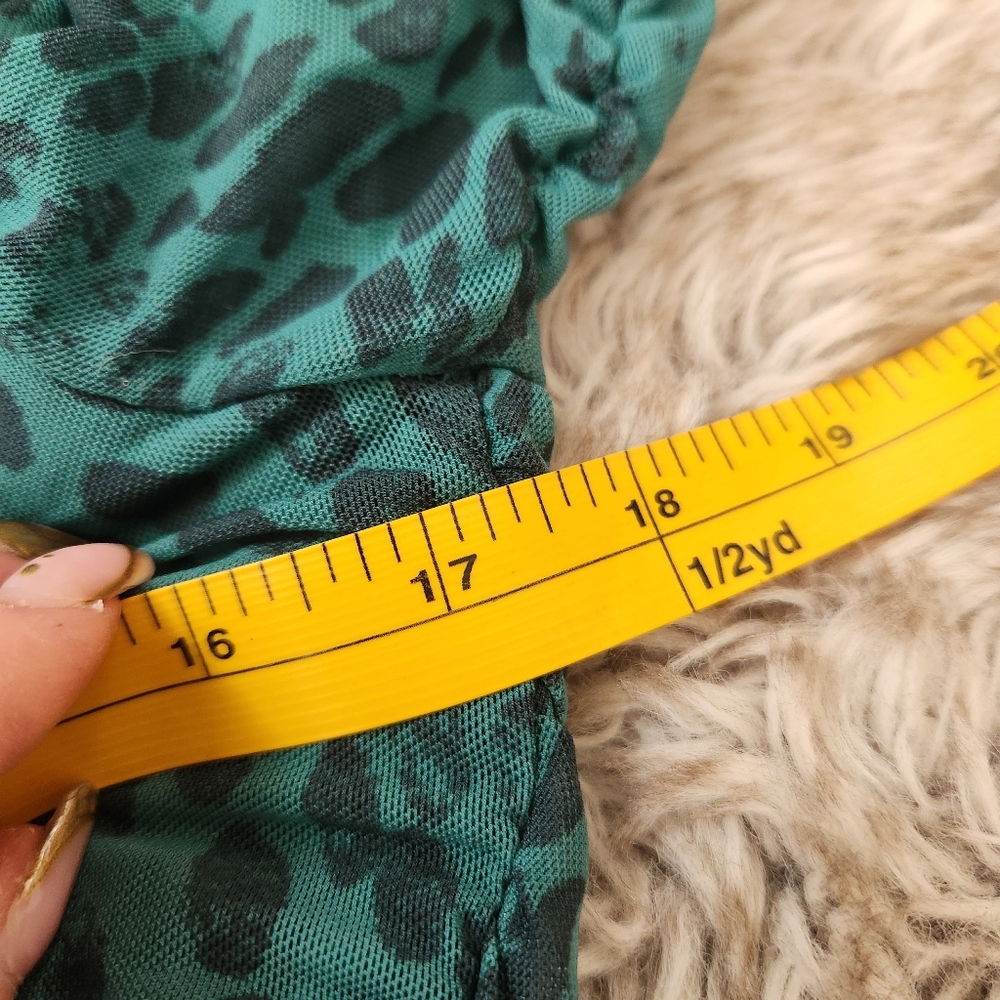 Free People Katana Mini Dress Alpine Combo Dark Green - Picture 13 of 15